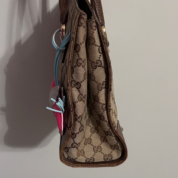 Gucci Brown Monogram Canvas Tote - Picture 6 of 10